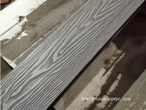 3D embossed composite decking
