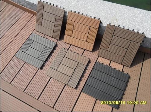 DIY interlocking decking tiles