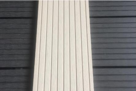 Tongue and groove wood plastic decking