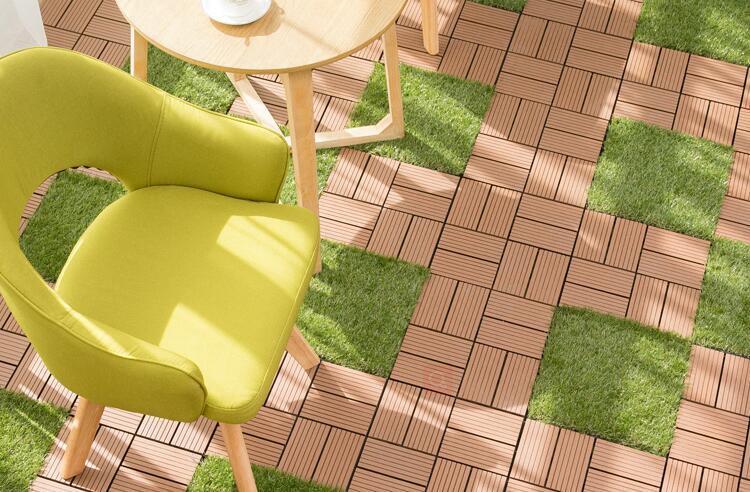 Interlocking Composite decking tiles