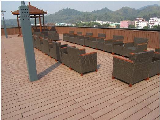wood plastic composite decking china
