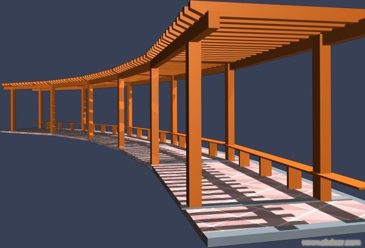 Hanming WPC Pergola